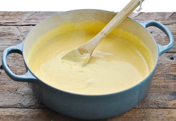 Cheese sauce for baked mac and cheese with velveeta