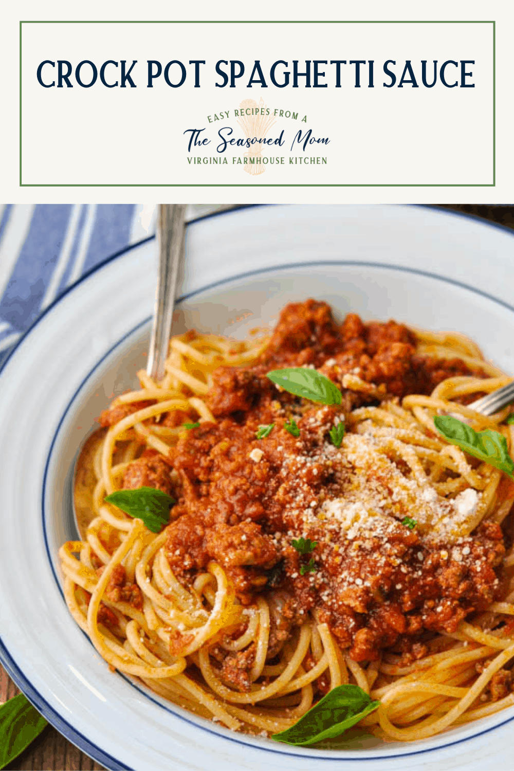 Crockpot Spaghetti Sauce - The Seasoned Mom
