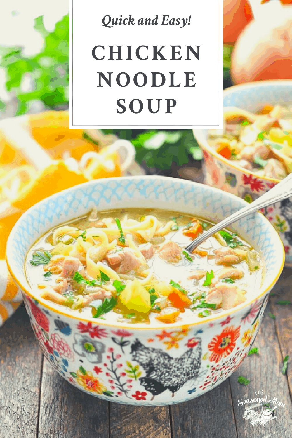 Easy Chicken Noodle Soup - The Seasoned Mom