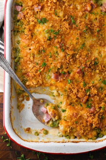Layered Ham and Potato Casserole - The Seasoned Mom