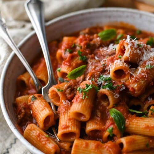 Sweet Italian Sausage With Penne Pasta Recipe 