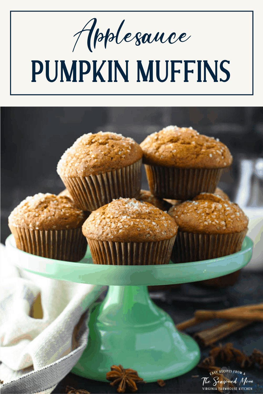 Applesauce Pumpkin Muffins The Seasoned Mom