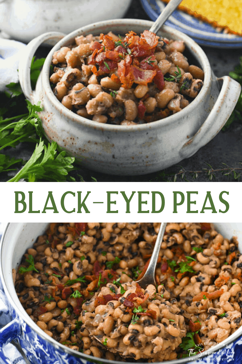 Black Eyed Peas Recipe with Bacon The Seasoned Mom