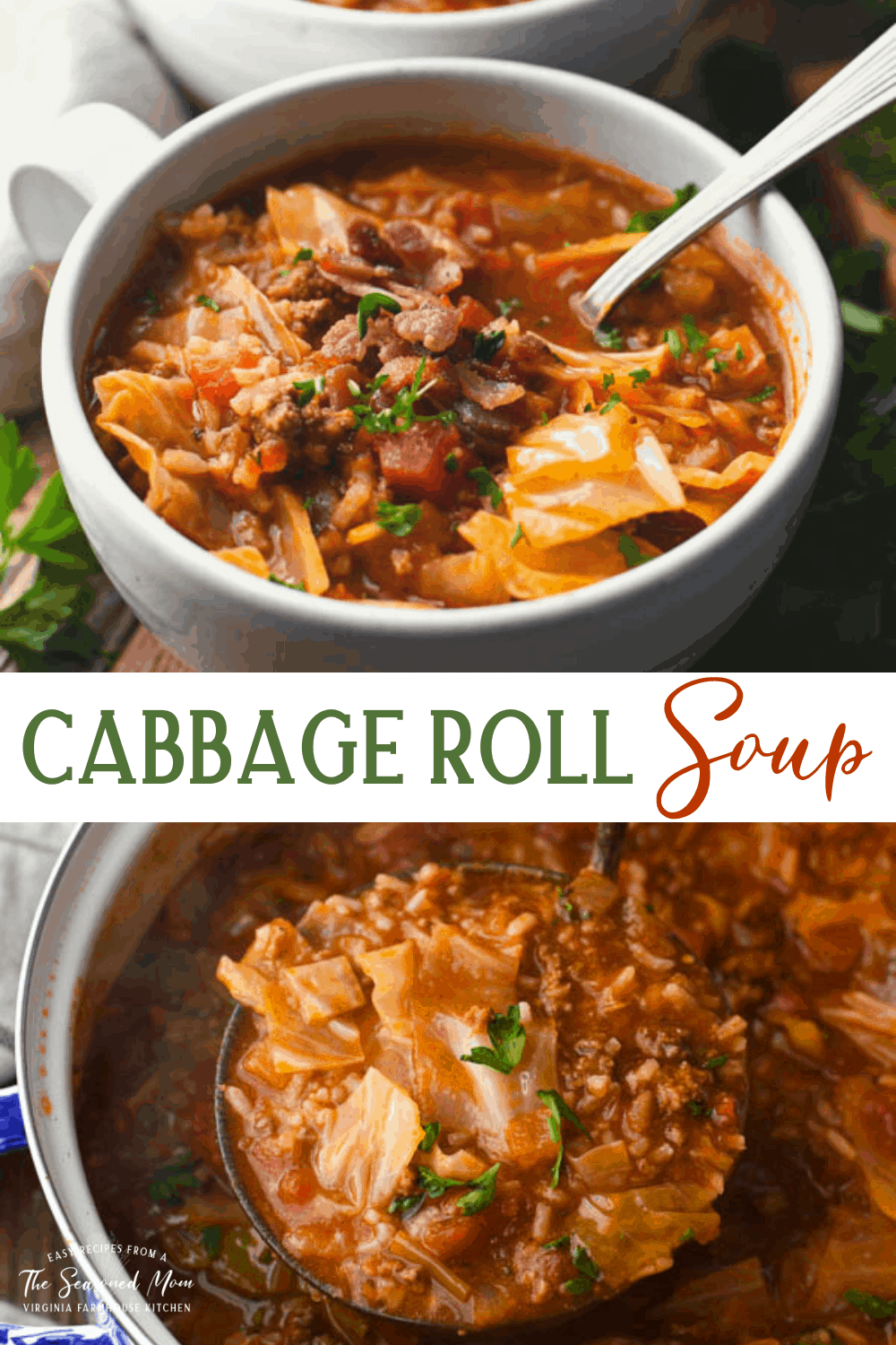 Cabbage Roll Soup - The Seasoned Mom
