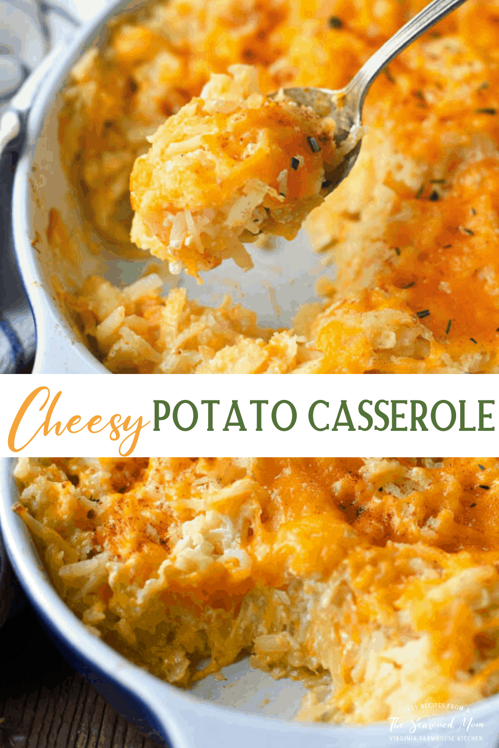 Aunt Bee's Cheesy Potato Casserole (3 Ingredients!) - The Seasoned Mom