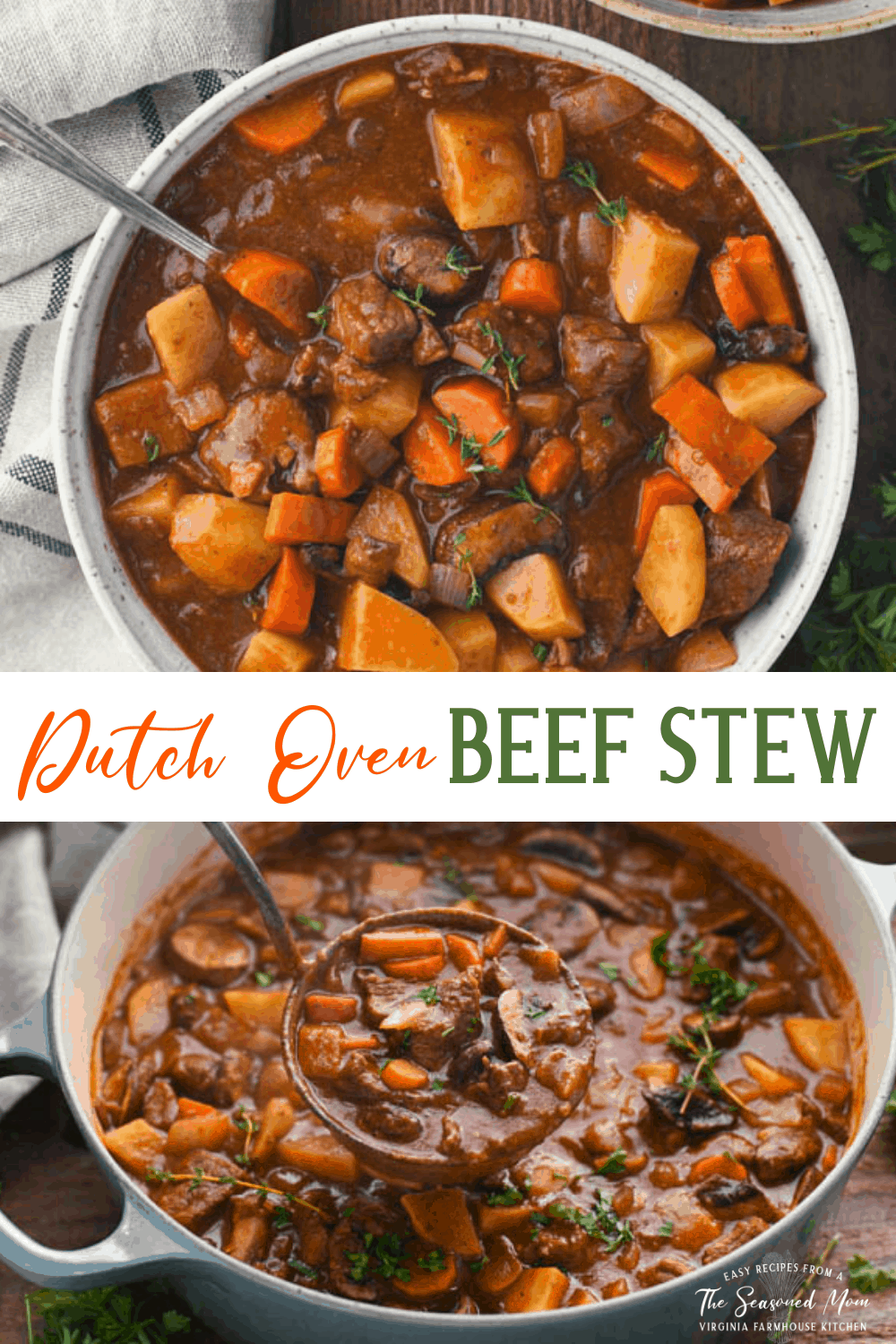 Dutch Oven Beef Stew - The Seasoned Mom