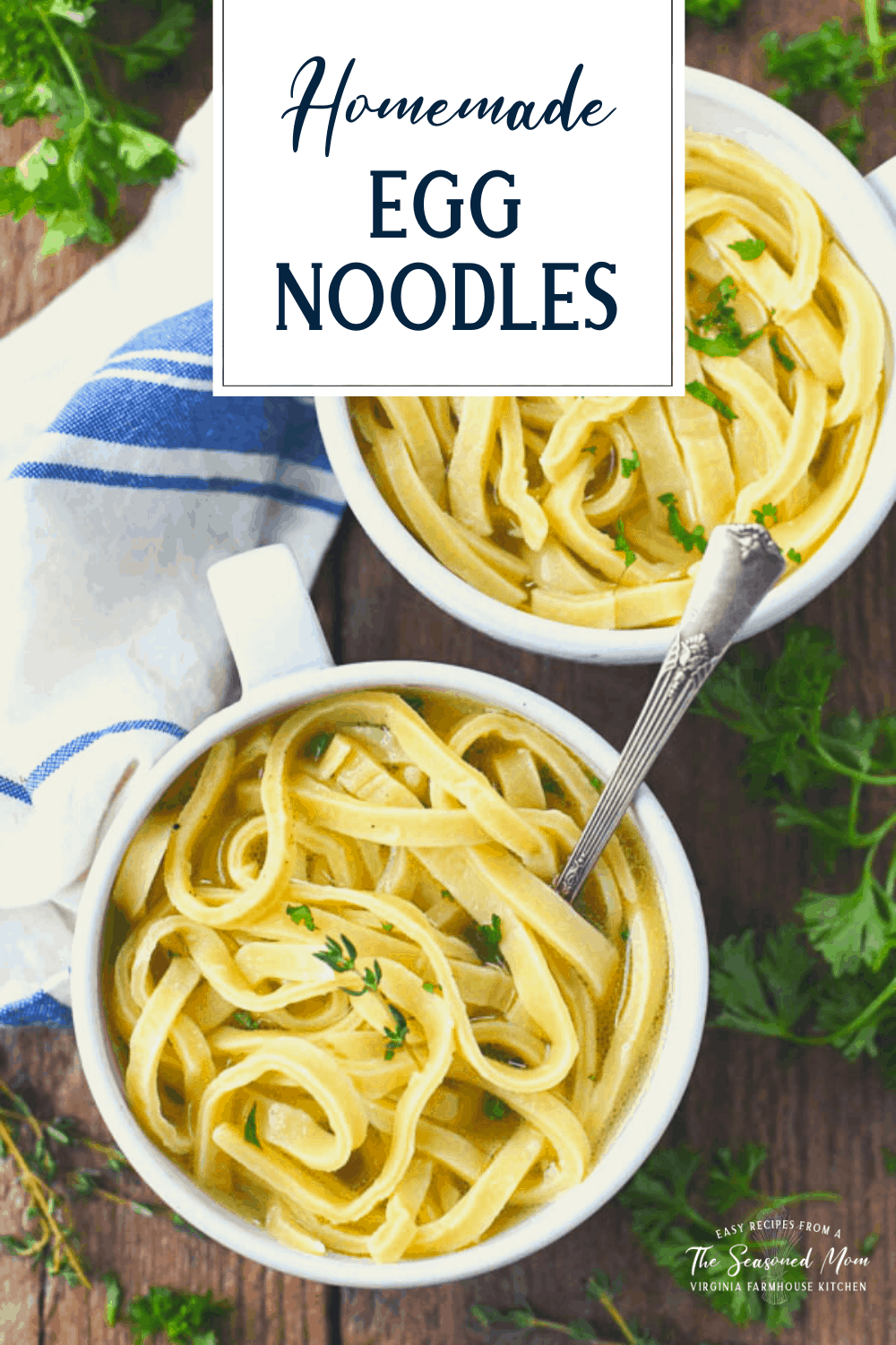 Homemade Egg Noodles The Seasoned Mom