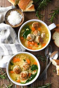 Stovetop or Slow Cooker Italian Wedding Soup - The Seasoned Mom