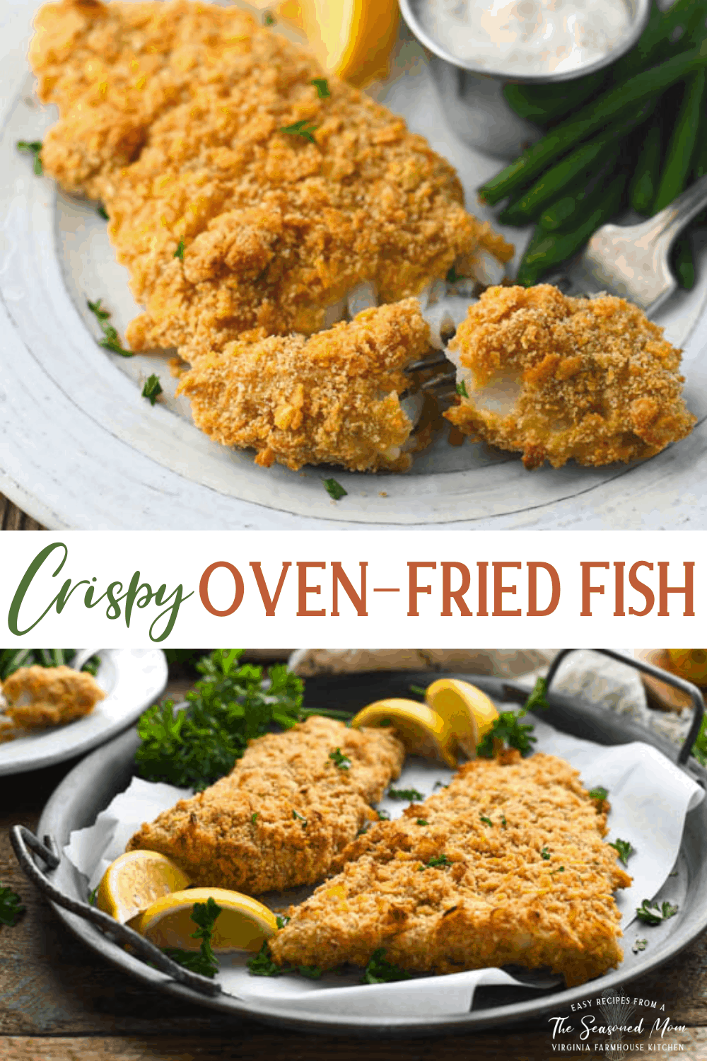 Oven Fried Fish - The Seasoned Mom