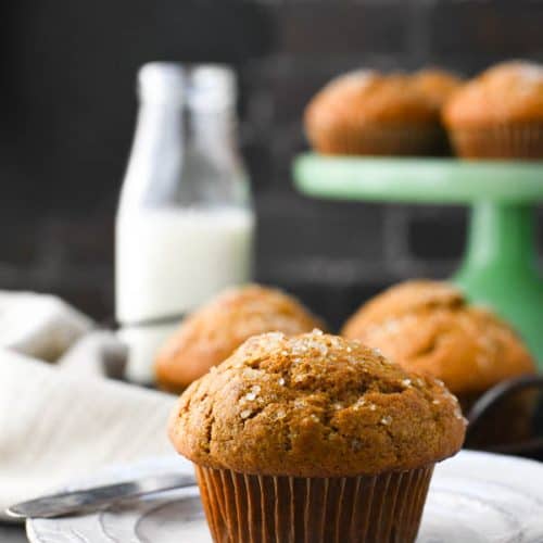 Applesauce Pumpkin Muffins The Seasoned Mom