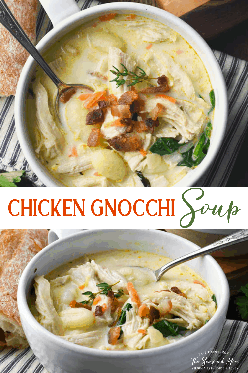 Chicken Gnocchi Soup {Olive Garden Copycat!} - The Seasoned Mom