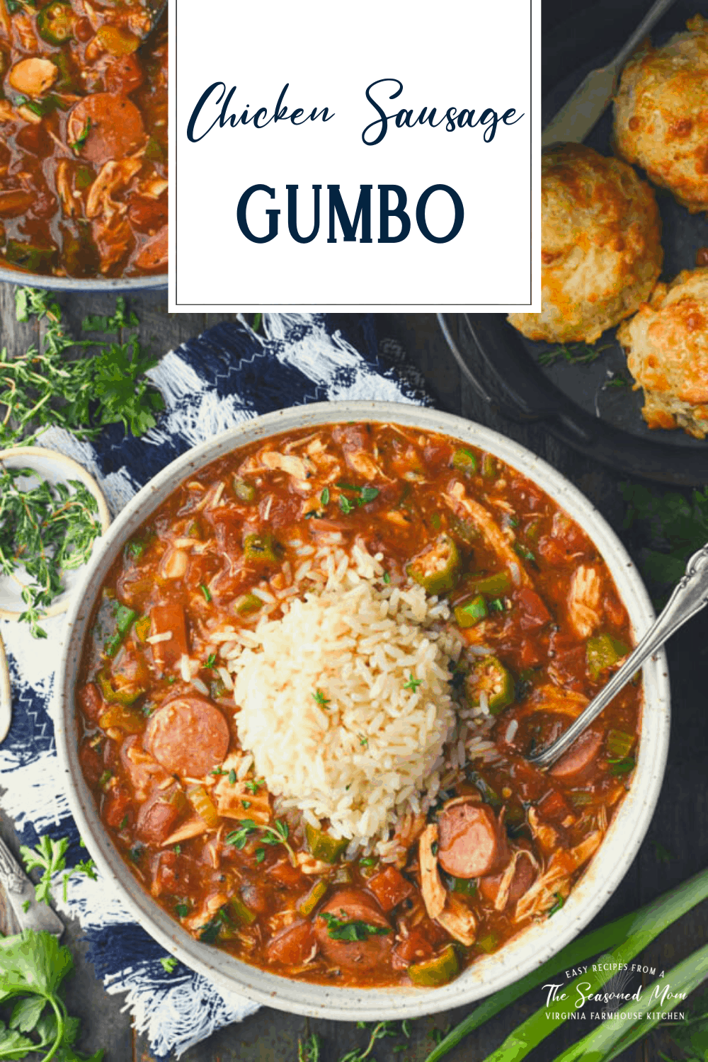 Chicken and Sausage Gumbo The Seasoned Mom