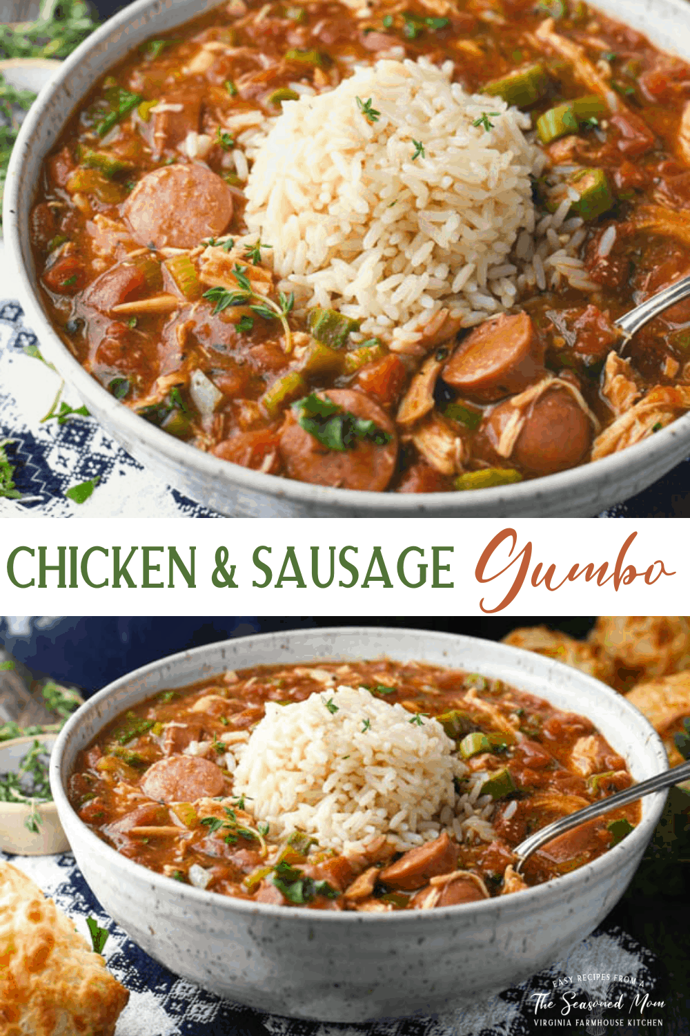 Chicken and Sausage Gumbo The Seasoned Mom