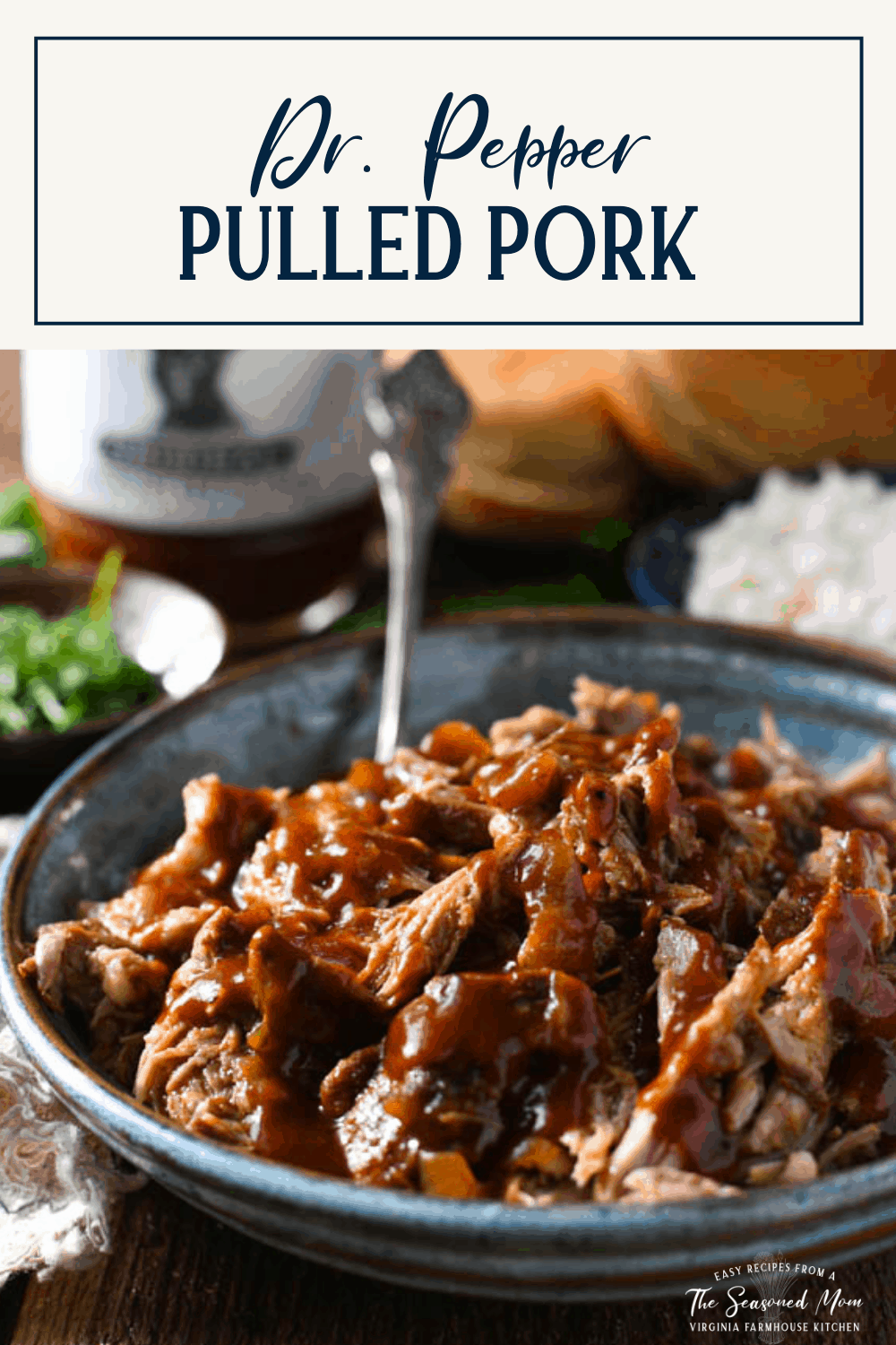 Dr. Pepper Pulled Pork {Crock Pot or Dutch Oven} - The Seasoned Mom