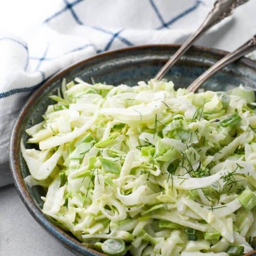 Fennel Salad with Apples & Creamy Cider Dressing The Seasoned Mom