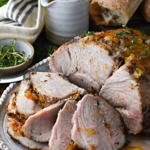 Pork Sirloin Roast {Just 5 Minutes of Prep!} The Seasoned Mom