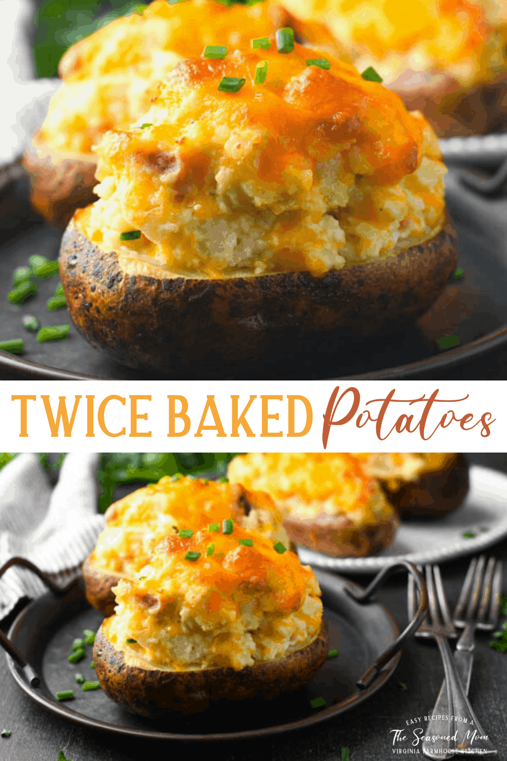 How to Make Twice Baked Potatoes - The Seasoned Mom