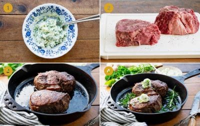 Cast Iron Filet Mignon - The Seasoned Mom
