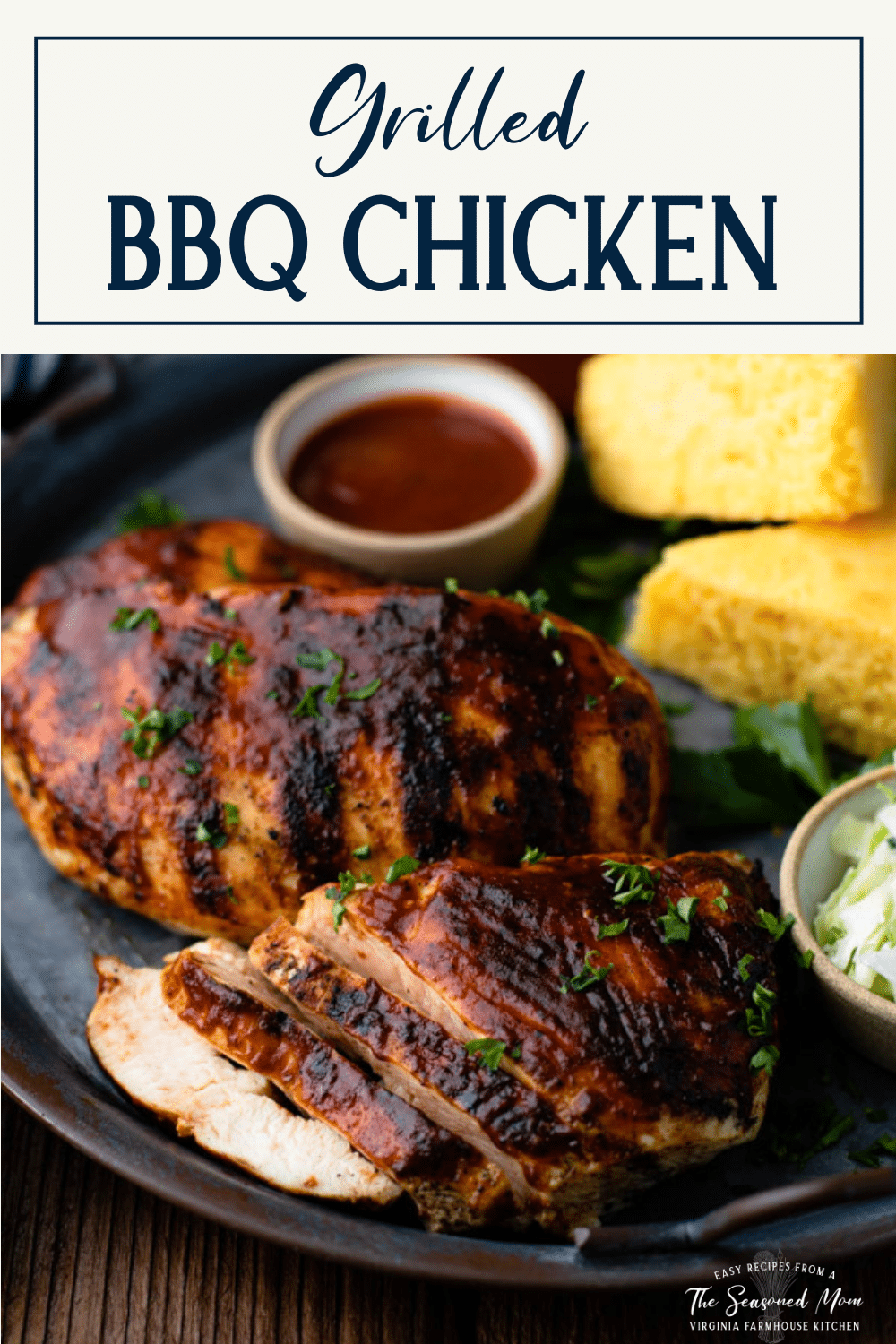 Grilled BBQ Chicken Breast {Tender and Juicy!} The Seasoned Mom