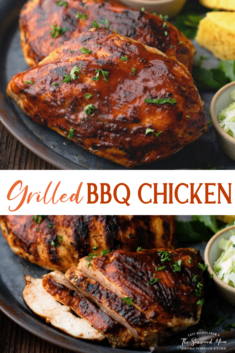 Grilled BBQ Chicken Breast {Tender and Juicy!} The Seasoned Mom