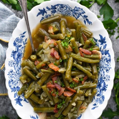 Southern Style Green Beans The Seasoned Mom