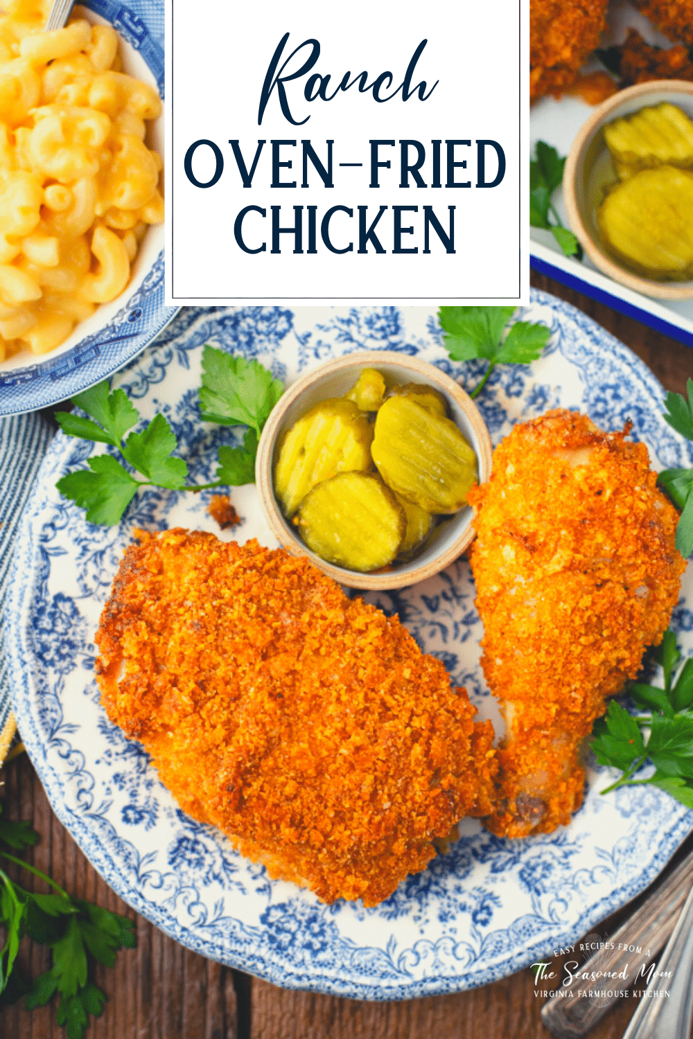 Oven Baked Ranch Chicken {Extra Crispy} The Seasoned Mom