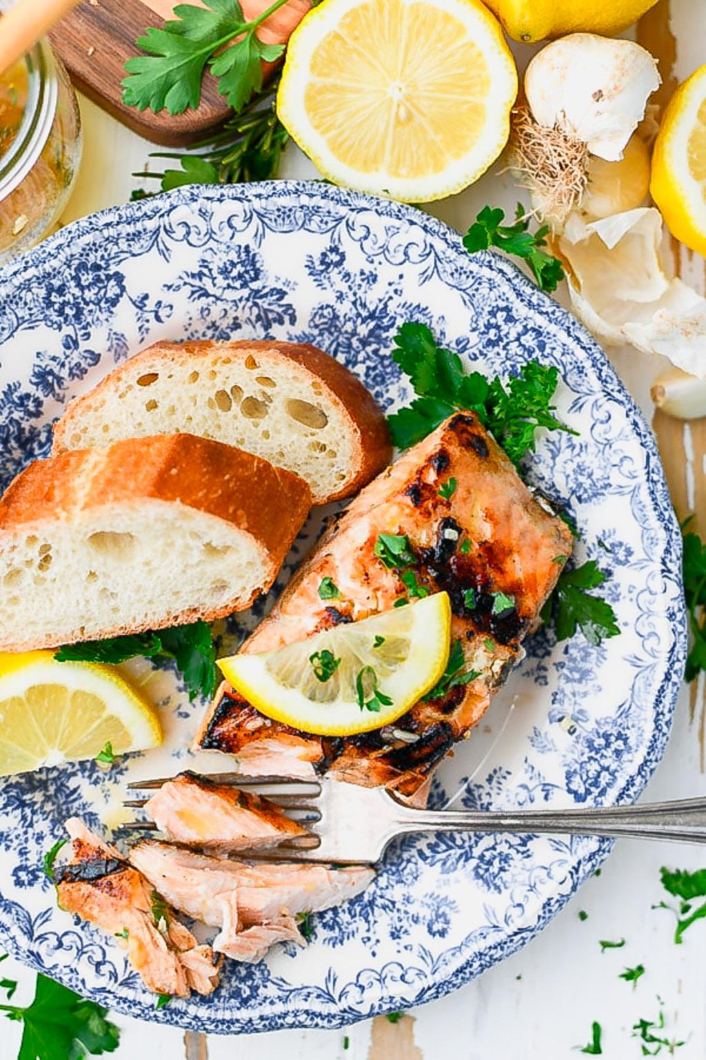 Salmon Marinade with Lemon and Herbs The Seasoned Mom