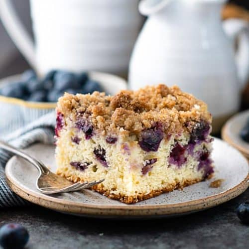 Old Fashioned Blueberry Buckle - The Seasoned Mom