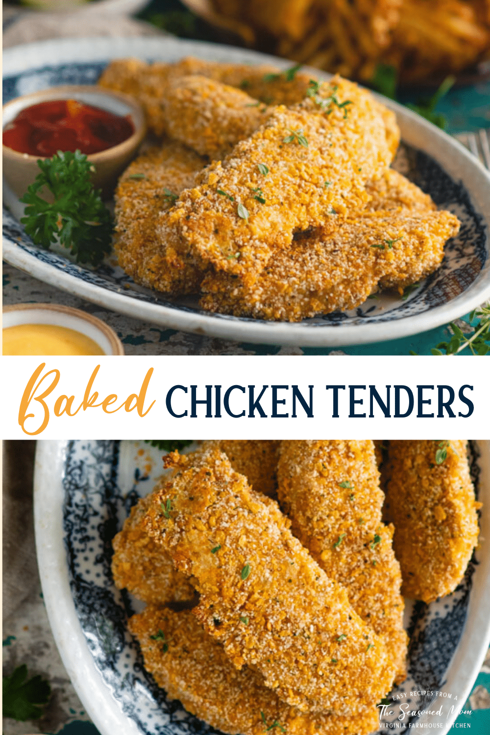 Crispy Oven Baked Chicken Tenders - The Seasoned Mom