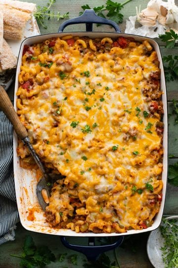 Easy Ground Beef Noodle Casserole - The Seasoned Mom