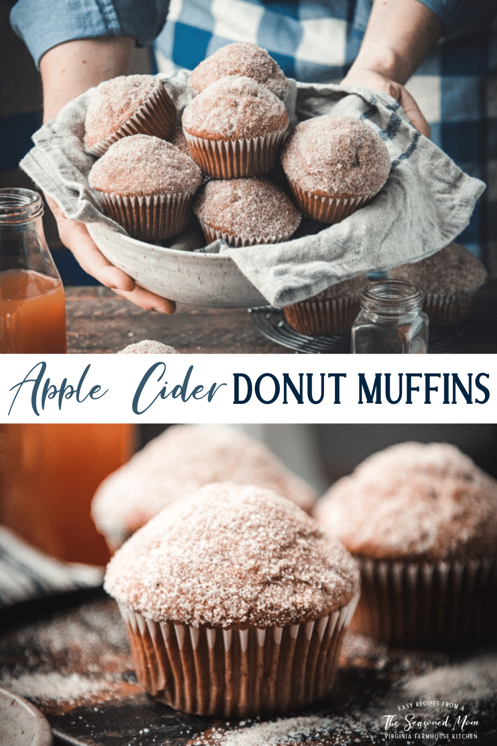 Apple Cider Donut Muffins The Seasoned Mom