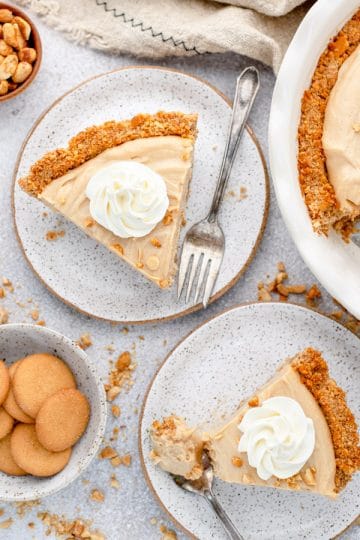 Old Fashioned Peanut Butter Pie (No-Bake) | The Seasoned Mom