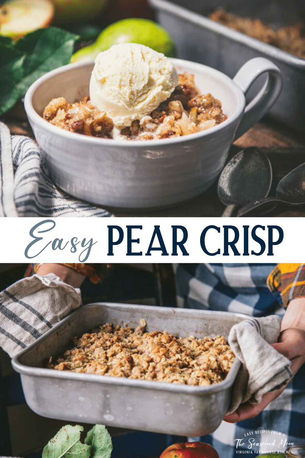 Pear Crisp The Seasoned Mom