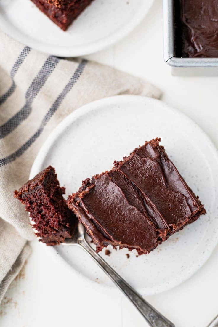 One Bowl Buttermilk Chocolate Cake - The Seasoned Mom