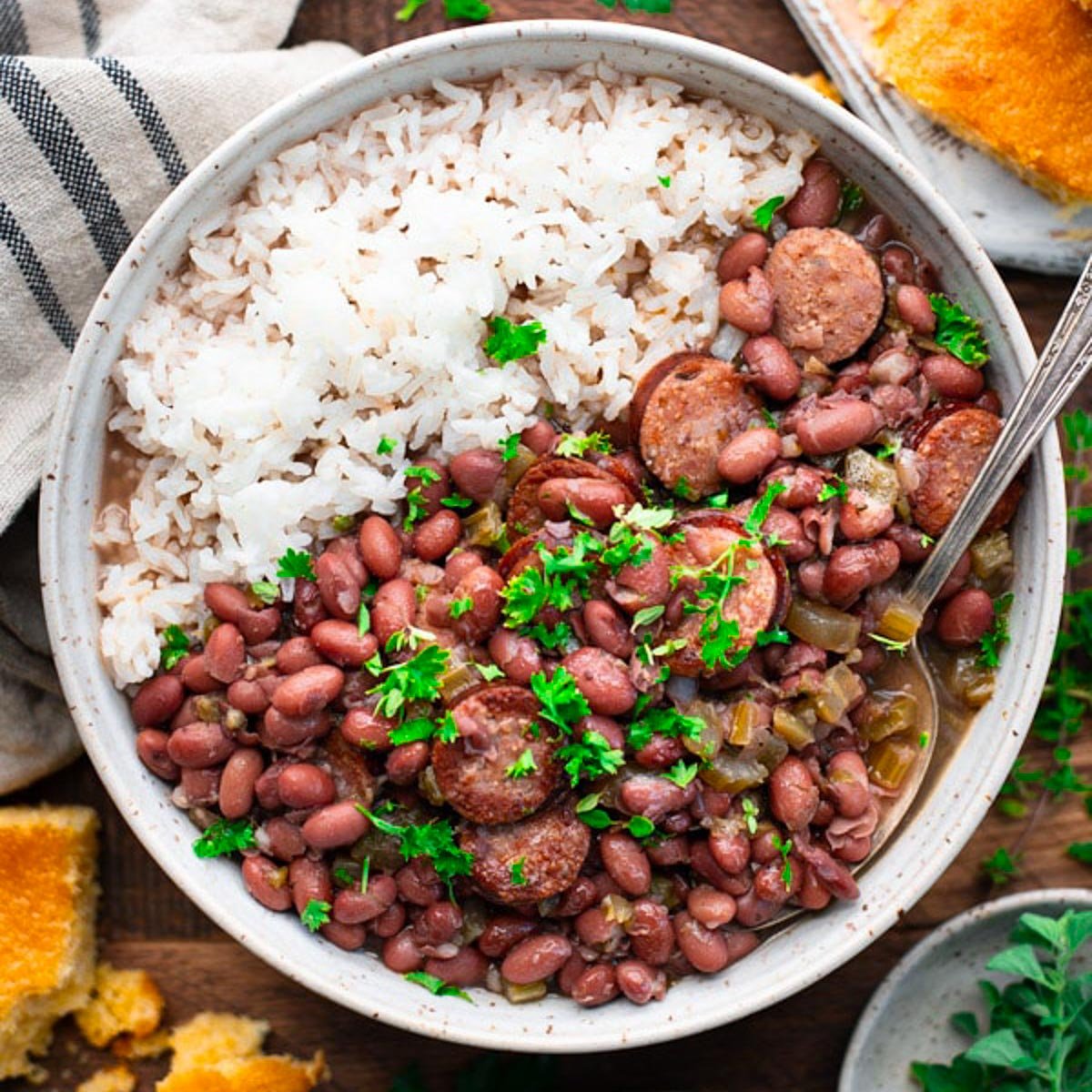 Rice and Beans Meal Prep - Mountain Mama Cooks