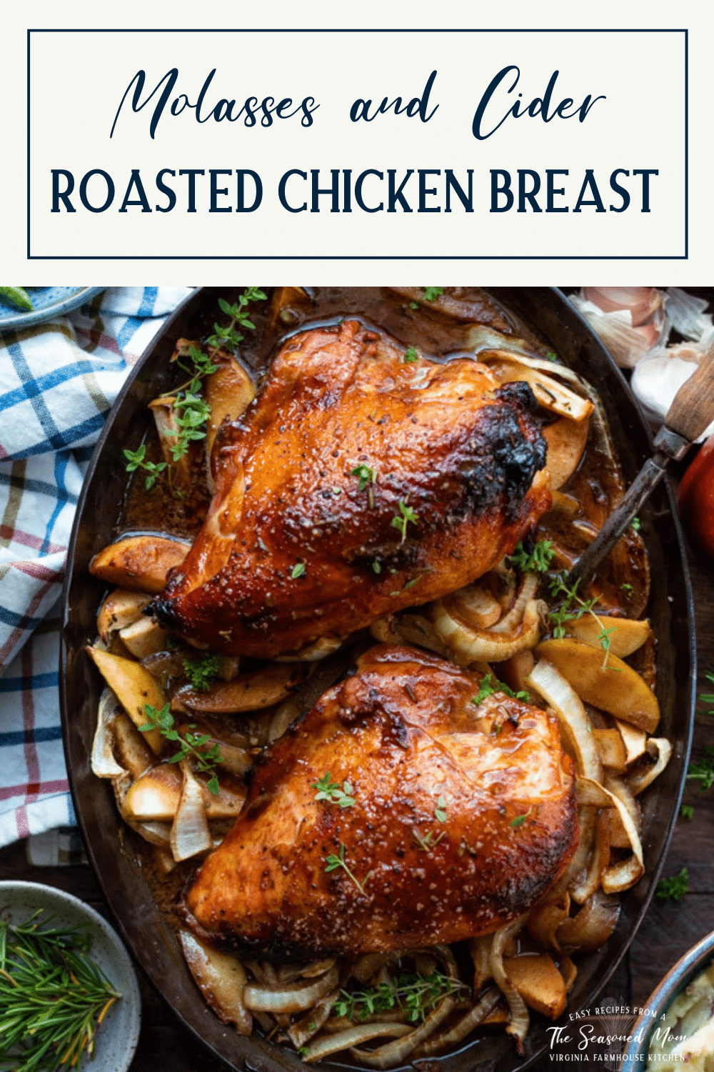 Roasted Chicken Breast with Apples & Onions The Seasoned Mom