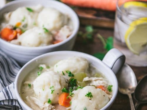 Mom's Chicken Soup With Dumplings… – You Betcha Can Make This!