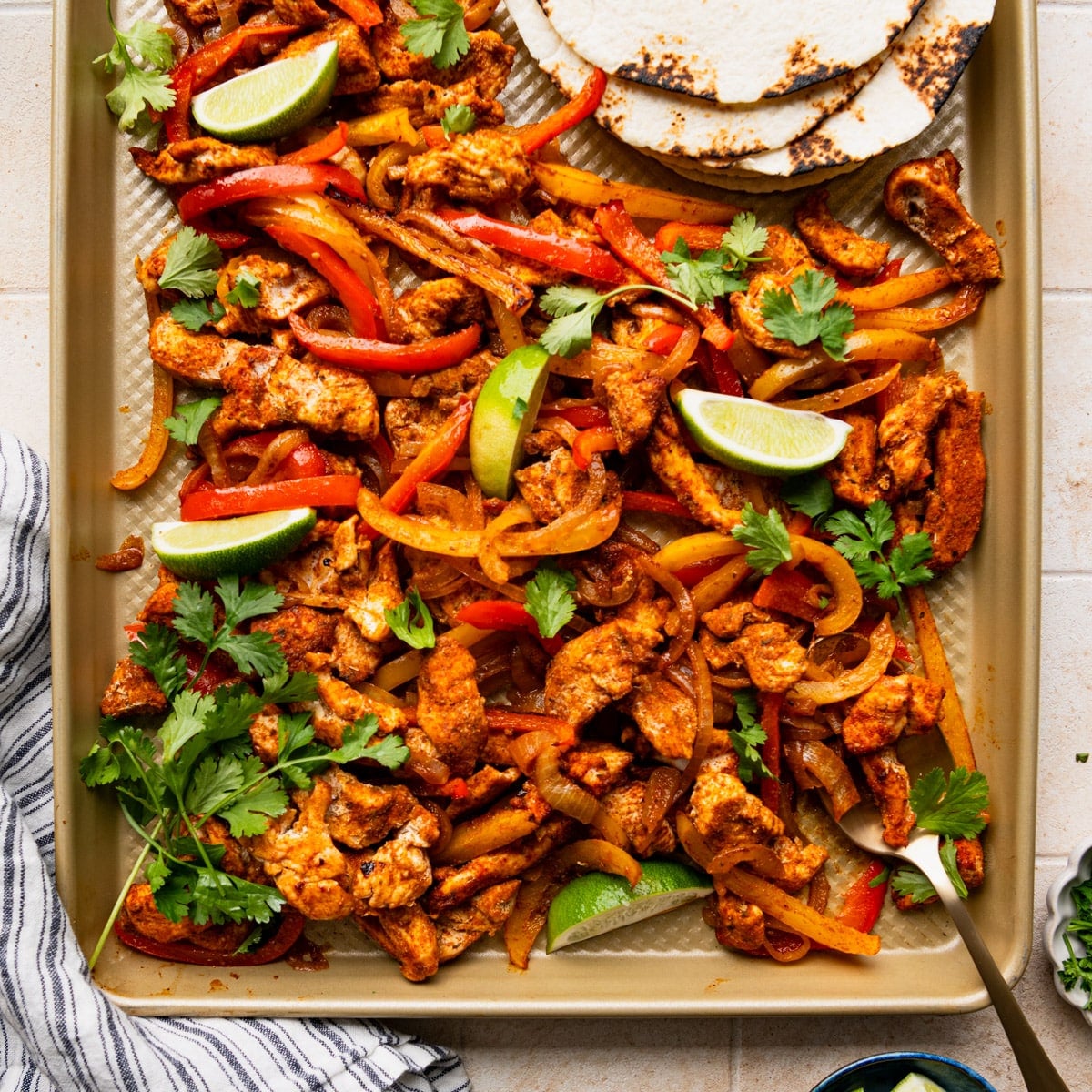 Sheet Pan Chicken Fajitas
