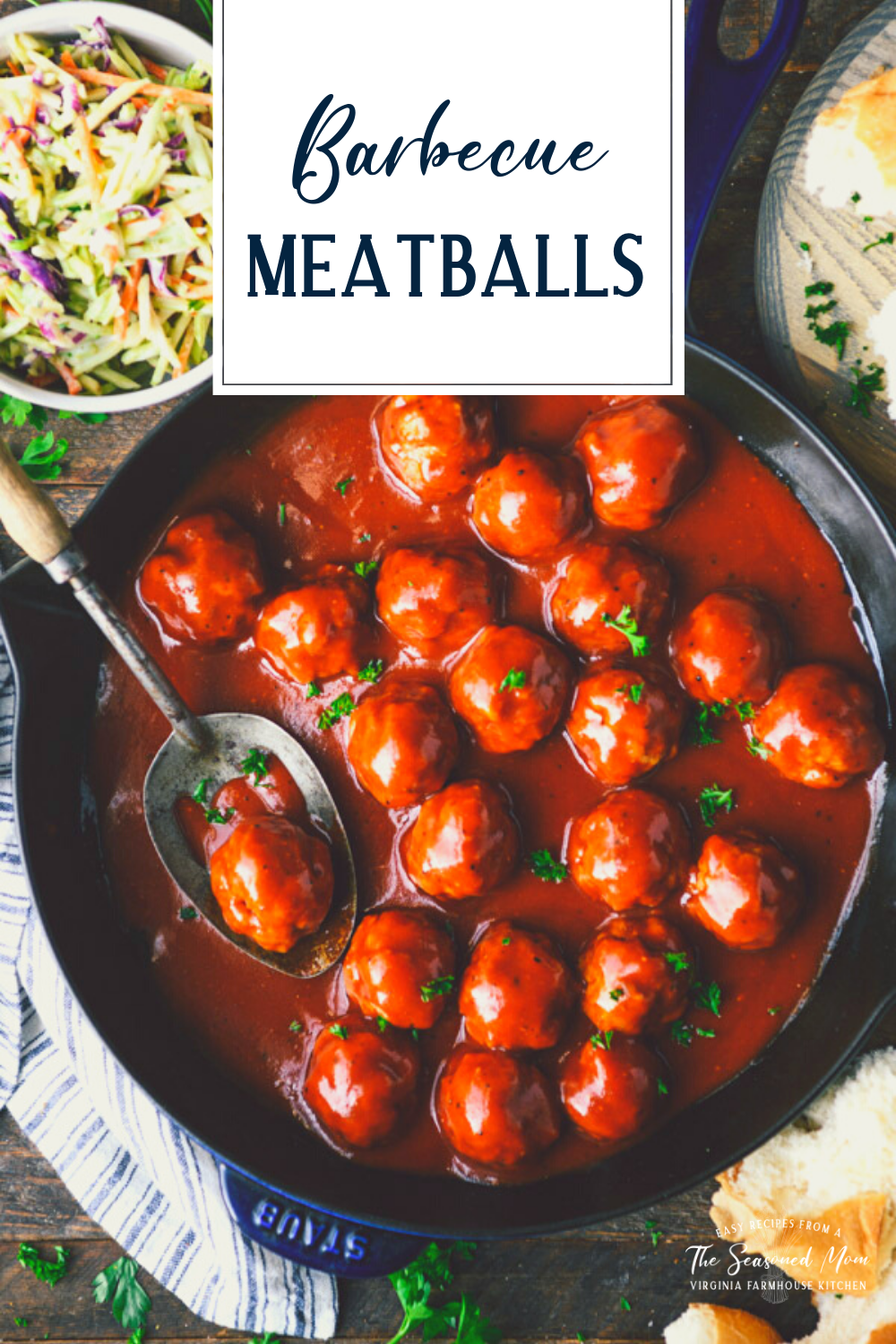 BBQ Meatballs - The Seasoned Mom