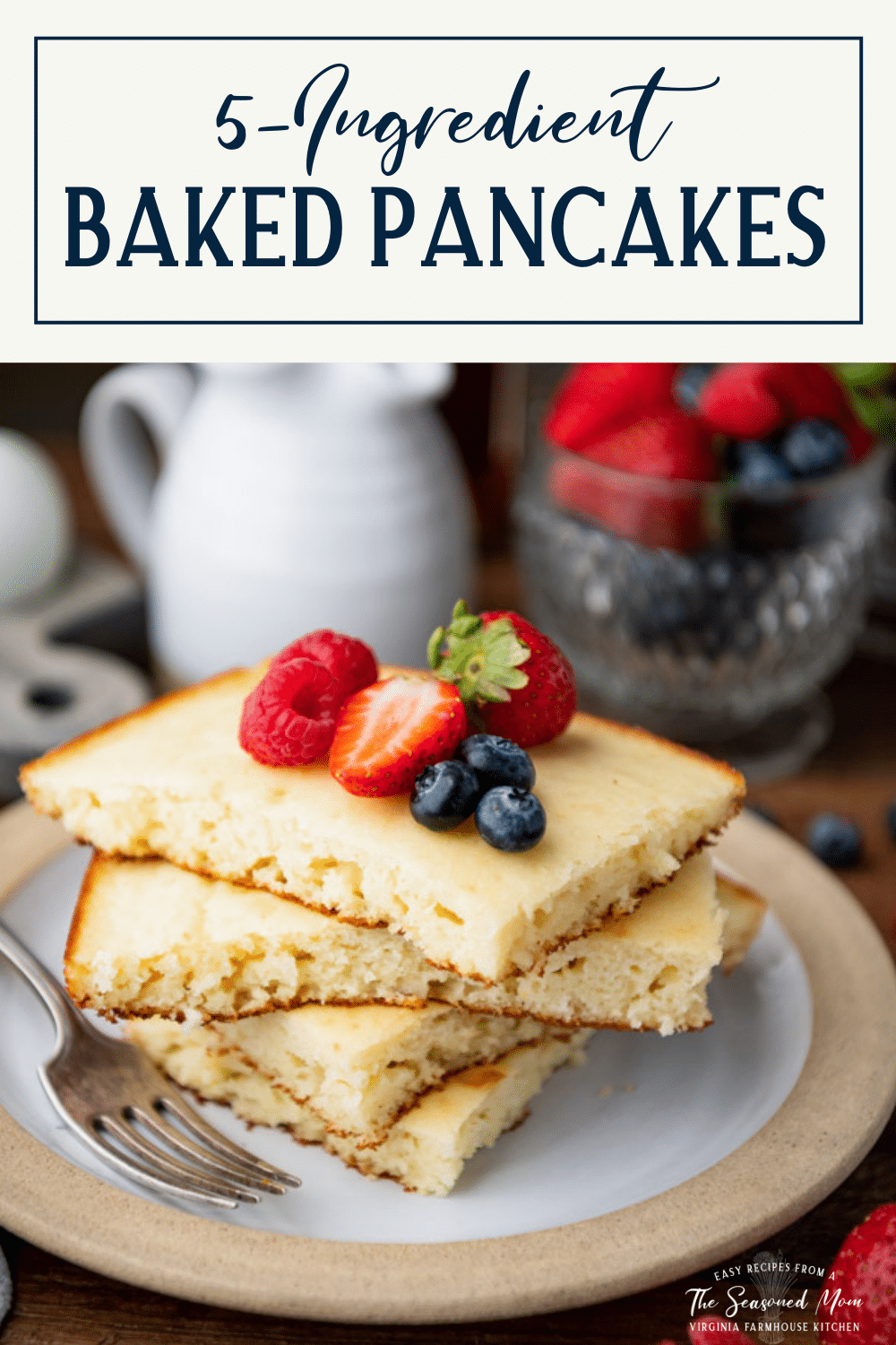 Baked Pancakes with Pancake Mix - The Seasoned Mom