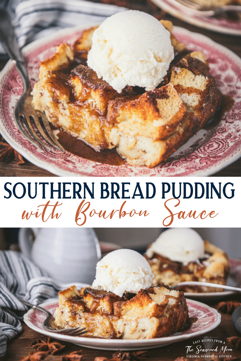 Bread Pudding with Bourbon Sauce The Seasoned Mom