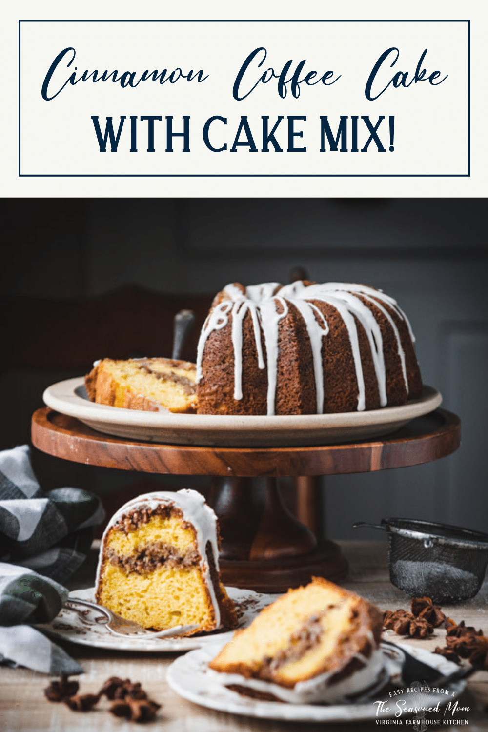 Easy Cinnamon Coffee Cake with Cake Mix The Seasoned Mom