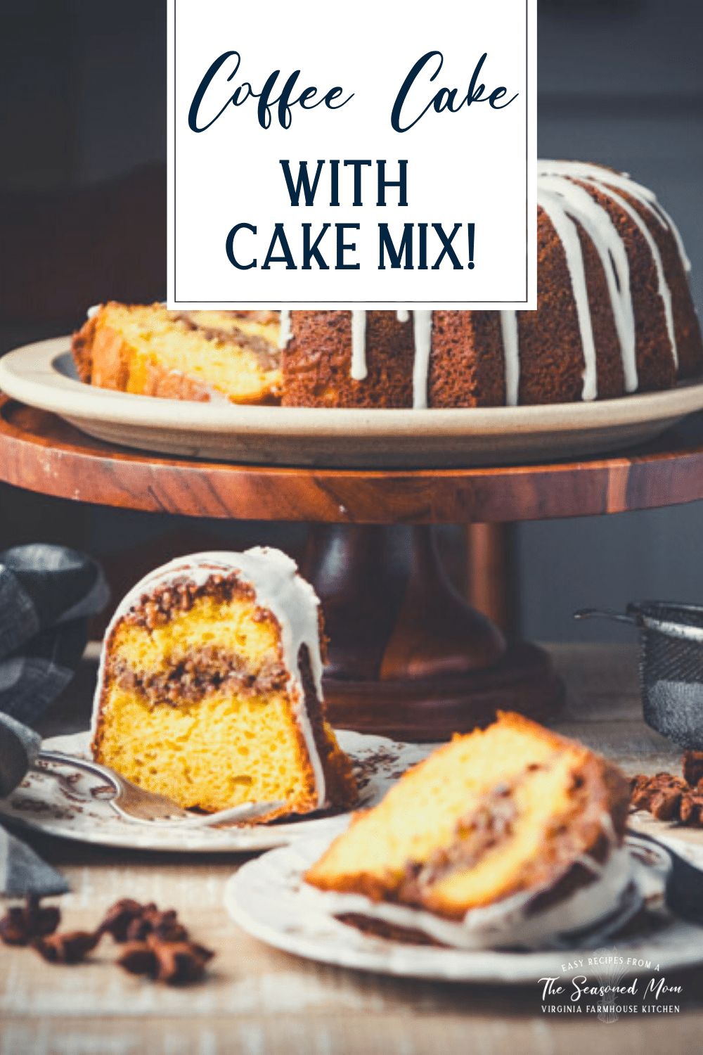 Easy Cinnamon Coffee Cake with Cake Mix The Seasoned Mom