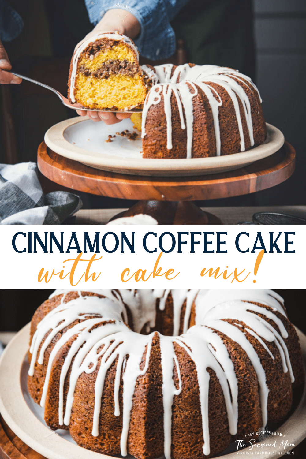 Easy Cinnamon Coffee Cake with Cake Mix The Seasoned Mom
