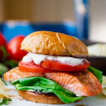 Easy Weeknight Salmon Sandwich {20 Minutes!} - The Seasoned Mom