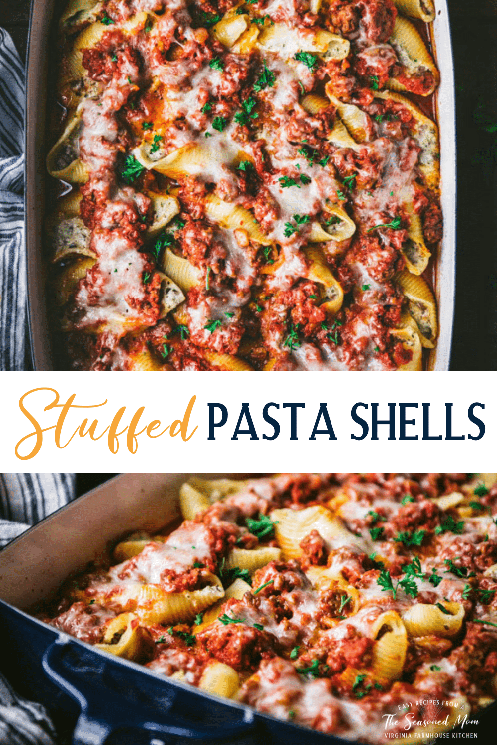 The Best Stuffed Pasta Shells - The Seasoned Mom