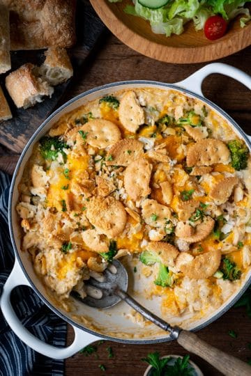Chicken Broccoli and Rice Casserole - The Seasoned Mom