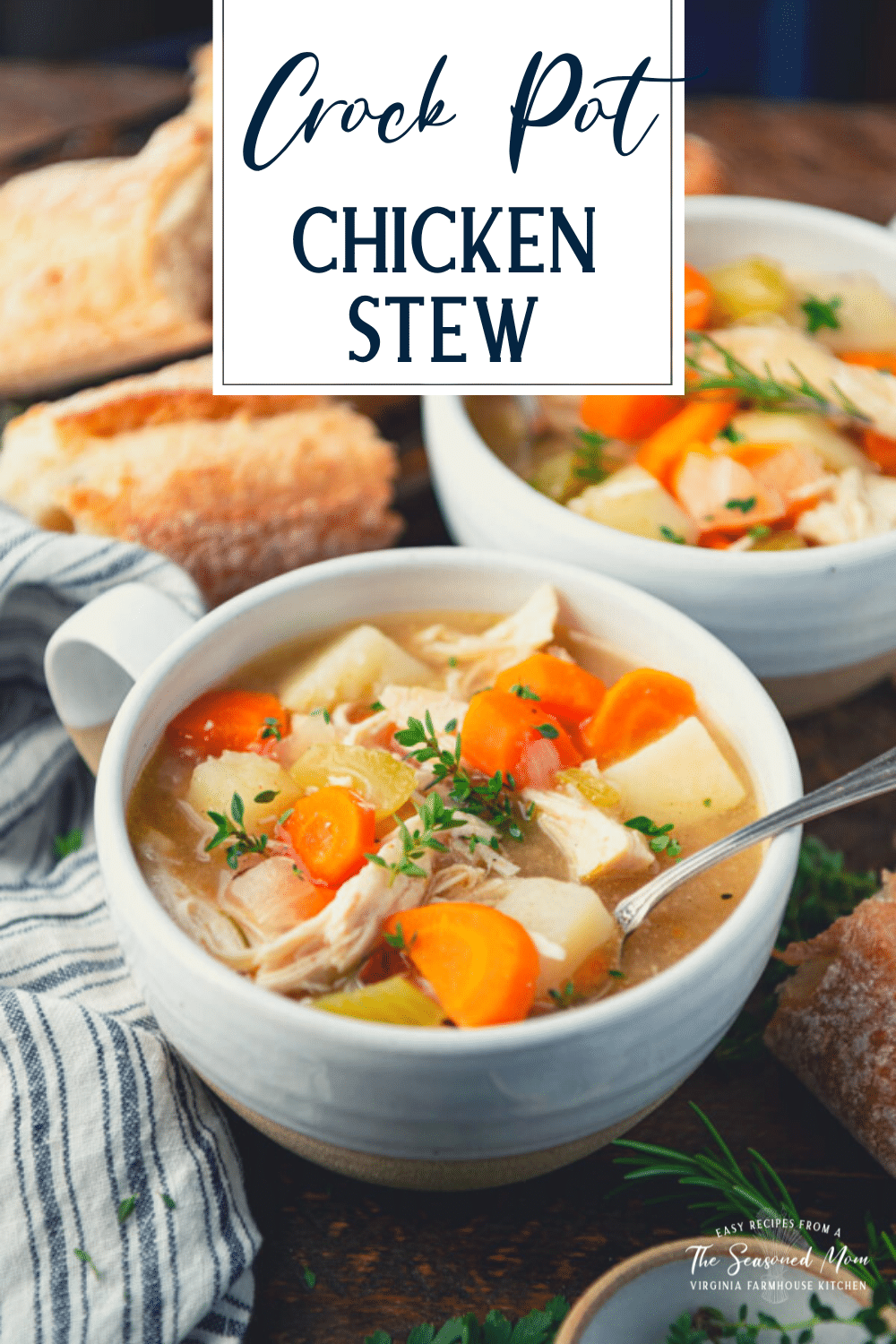 Crock Pot Chicken Stew The Seasoned Mom