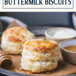 The best 3 ingredient biscuit recipe with text title box at top
