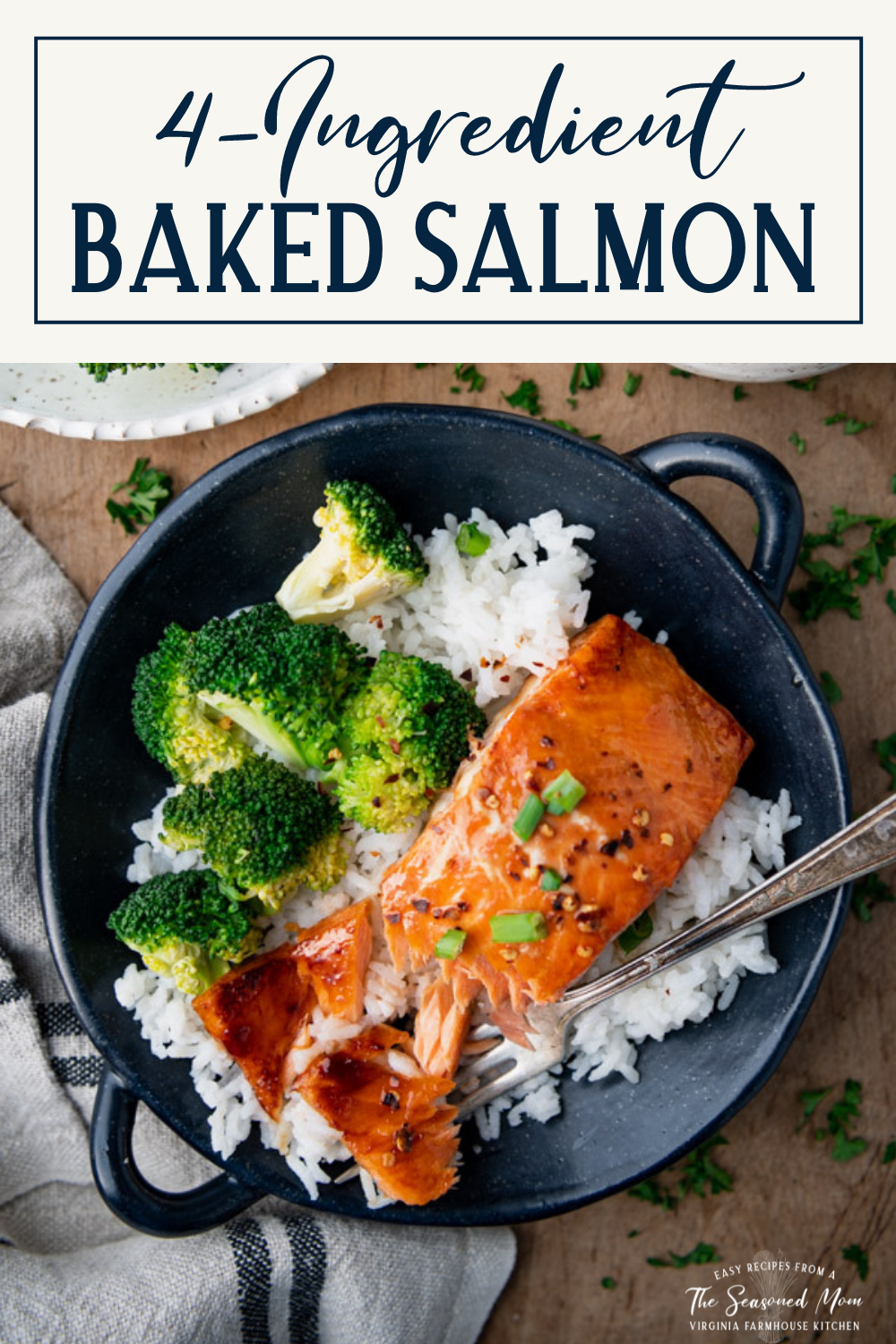 Maple Glazed Baked Salmon Recipe | The Seasoned Mom